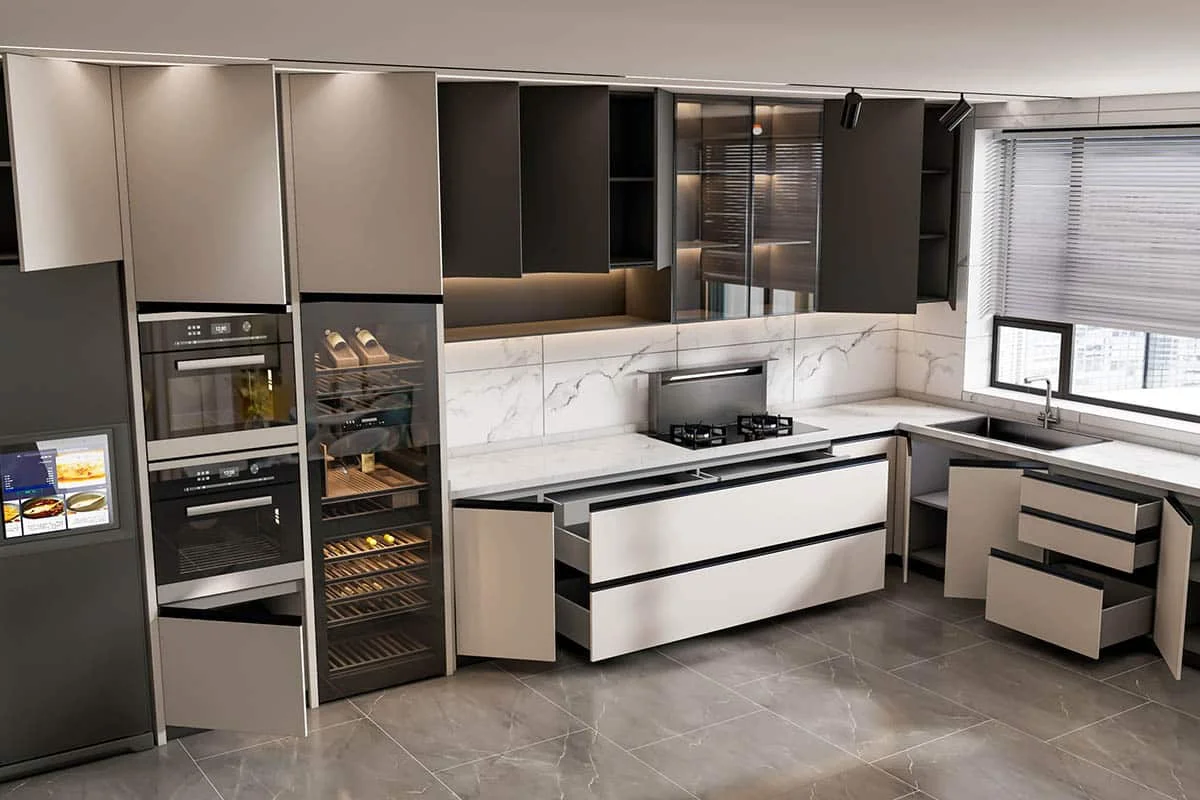 Armário de Cozinha Planejado Moderno Armário de Cozinha Planejado Moderno